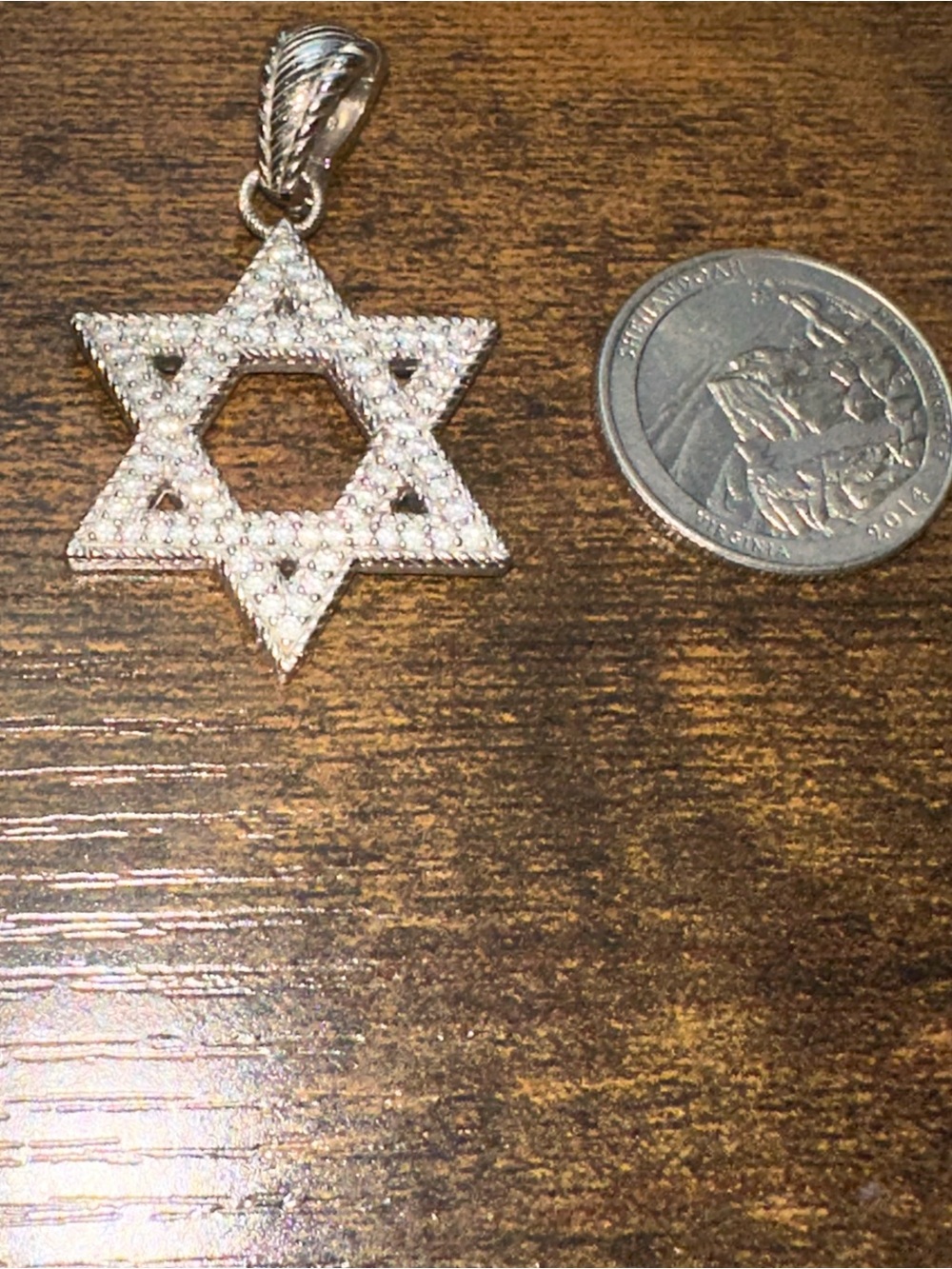 Judith Ripka Sterling Silver Star of David